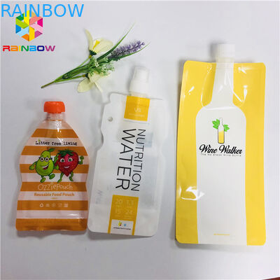 เครื่องดื่มเหลว 100ml 4oz BPA Free Spout Pouch บรรจุภัณฑ์