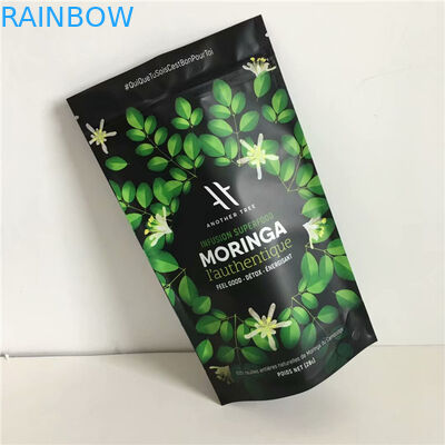 ผู้จัดจำหน่ายในประเทศจีนการออกแบบที่กำหนดเองการพิมพ์อลูมิเนียมฟอยล์แบบถอดได้ยืนขึ้นถุงด้วยซิปสำหรับบรรจุภัณฑ์อาหาร