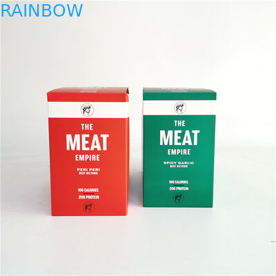 การพิมพ์ออฟเซตฉีกกล่องกระดาษสำหรับเนื้อ Biltong