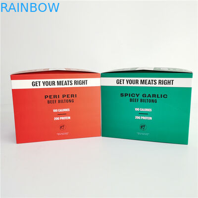 การพิมพ์ออฟเซตฉีกกล่องกระดาษสำหรับเนื้อ Biltong