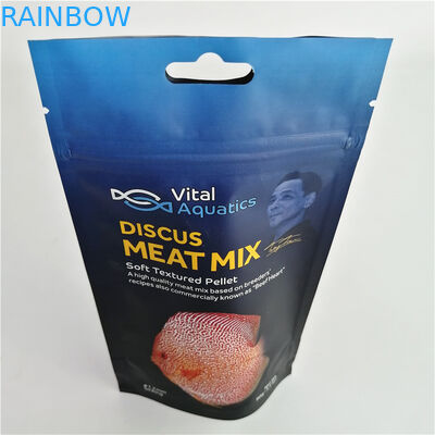 ยืนขึ้นโลโก้ที่กำหนดเองถุงบรรจุภัณฑ์อาหารบรรจุภัณฑ์เนื้อพลาสติก