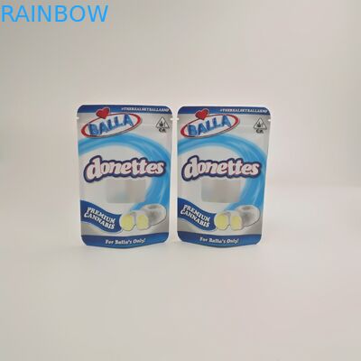 โลโก้การพิมพ์ที่กำหนดเอง UV 3.5g 7g 28g ซองสำหรับ Runtz Preroll Cookies ยากระเป๋าเด็ก Proof Doypack