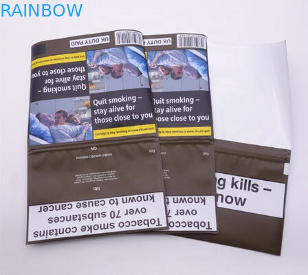 50g ยาสูบกลิ้ง 120 mircon VMPET Snack Bag Packaging