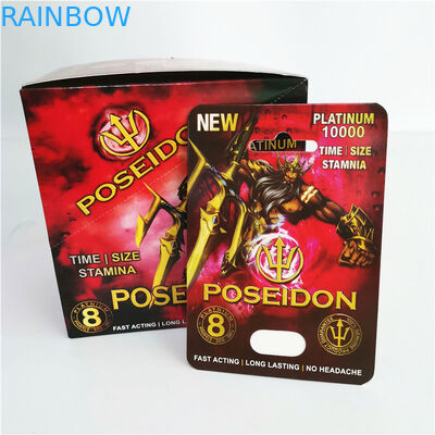 69 ชาย Enhancers บัตรกระดาษทางเพศและกล่องบรรจุภัณฑ์พร้อมกระสุน