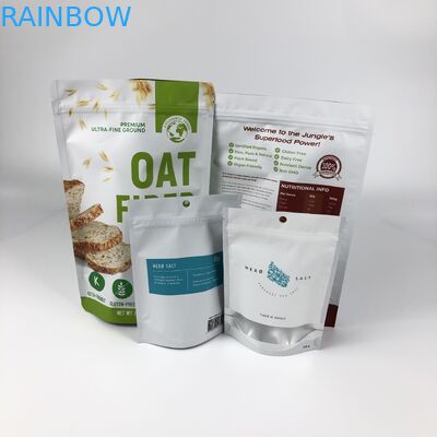 การพิมพ์ดิจิตอลปริมาณมินิคุกกี้ขนมขบเคี้ยวเนื้อกระตุกบรรจุถุงซิปพร้อมหน้าต่างที่ชัดเจน