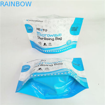 ถุงอบฆ่าเชื้อไมโครเวฟ VMPET เกรดอาหาร 120mic