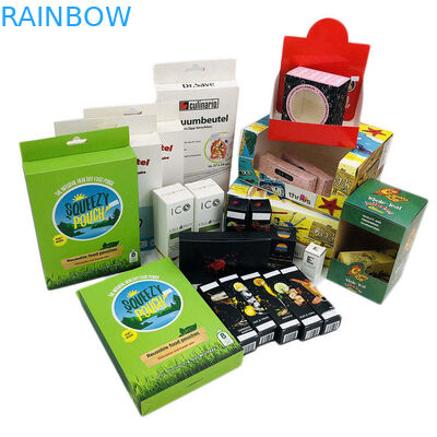 กล่องกระดาษแข็ง 250gsm Hemp CBD พร้อมโลโก้