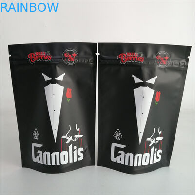 ที่กำหนดเอง 3.5g คุกกี้ถั่ววัชพืชยืนขึ้นถุงซิปถุงขนมพลาสติก 7g 18g 24g