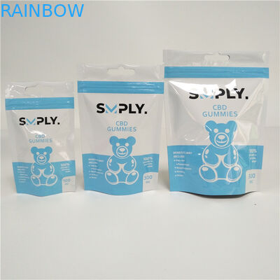 ที่กำหนดเอง 3.5g คุกกี้ถั่ววัชพืชยืนขึ้นถุงซิปถุงขนมพลาสติก 7g 18g 24g