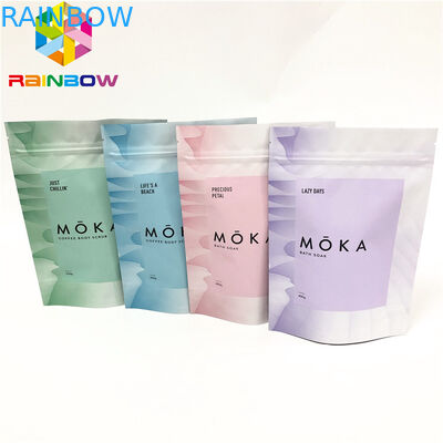 Matt Finishing Gravnre Printing 5x7 '' ถุงบรรจุภัณฑ์ ziplock