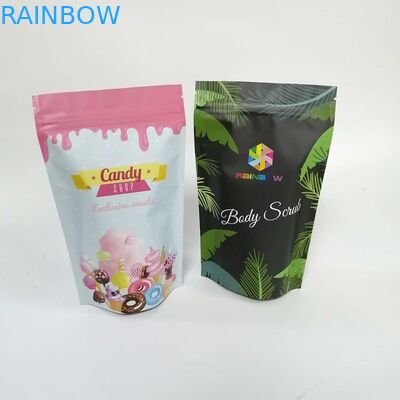 ฟอยล์ขัดผิวพิมพ์ลายกราเวียร์ถุงกระดาษแบบกำหนดเอง 200 มก