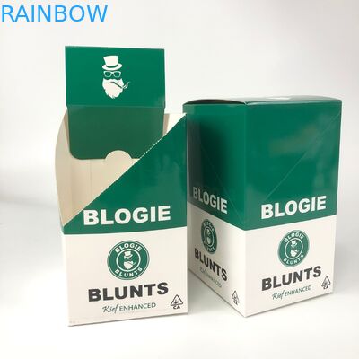 ซิการ์ห่อกล่องกระดาษบรรจุภัณฑ์ CMYK Color Preroll