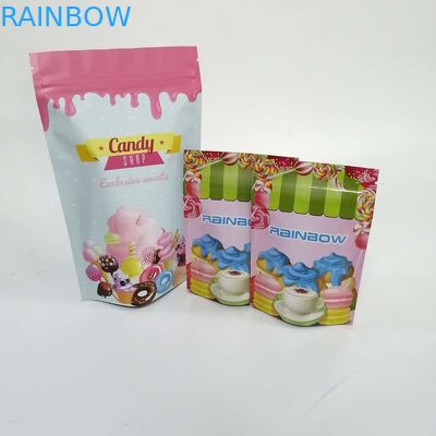 High Glossy Gravure Printing CMYK Snack Zipper Pouches