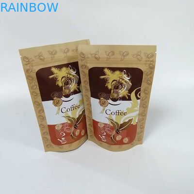120 ไมครอน Stand Up Matte Protein Powder Mylar Zip Pouches