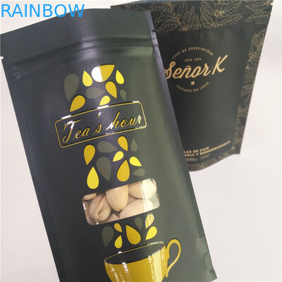 ซิปปิดผนึก 250G 500G 80gsm PMS ถุงกระดาษคราฟท์สี