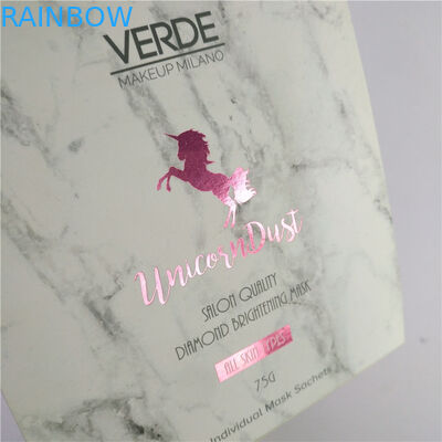 5ml 30ml Hair Mask Packaging Bag Mini Eye Cream Pouch ซองใส่ผลิตภัณฑ์ดูแลผิวพร้อมกล่องกระดาษ