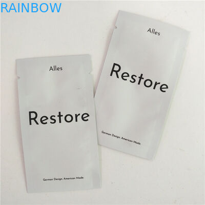 ถุงบรรจุภัณฑ์เครื่องสำอาง MOPP Mylar Foil ซีลสามด้าน