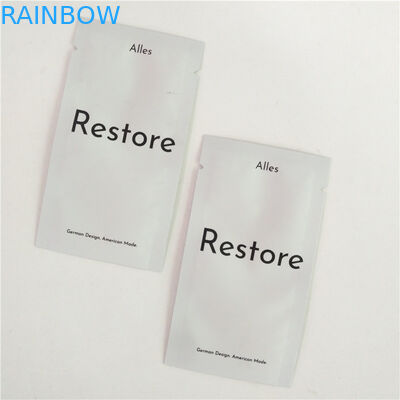 ถุงบรรจุภัณฑ์เครื่องสำอาง MOPP Mylar Foil ซีลสามด้าน