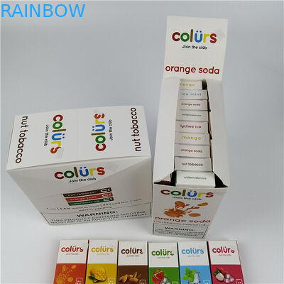 ปากกา Vape Cmyk โฮโลแกรมกระดาษการ์ดแผลกล่องปั๊มร้อน