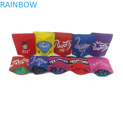 พิมพ์ซิปบรรจุภัณฑ์กัญชาบรรจุภัณฑ์รีไซเคิลคุกกี้ถุงบรรจุภัณฑ์ / ถุงบรรจุเมล็ดกัญชาพิสูจน์กลิ่น