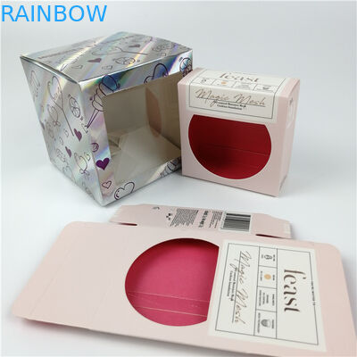 โลโก้ที่กำหนดเอง Cmyk Color 350g กล่องกระดาษบรรจุภัณฑ์