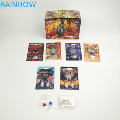 การเพิ่มประสิทธิภาพการตกแต่งผิวมัน Rhino 7 9x12cm การ์ดบรรจุ 3D