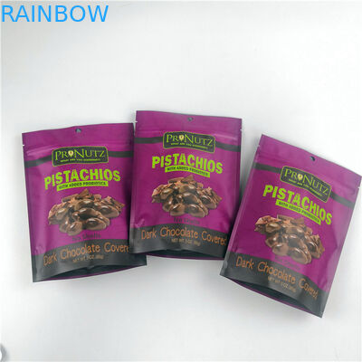 โลโก้ที่กำหนดเองถุงบรรจุสูญญากาศปิดผนึกความร้อนลามิเนตสำหรับบรรจุภัณฑ์ถั่ว