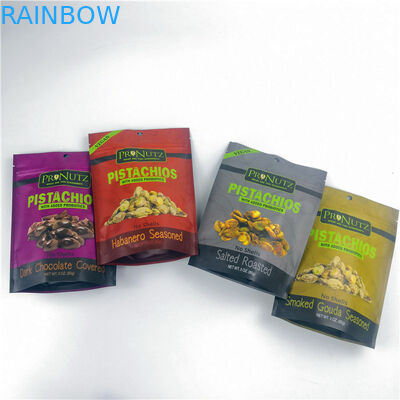 โลโก้ที่กำหนดเองถุงบรรจุสูญญากาศปิดผนึกความร้อนลามิเนตสำหรับบรรจุภัณฑ์ถั่ว