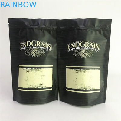 อลูมิเนียมฟอยล์แบบด้านยืนขึ้นบรรจุภัณฑ์ถุงบรรจุภัณฑ์กาแฟถุง Mylar