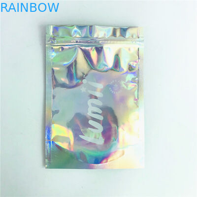 CMYK Color Gravure Printing Cosmetic Holographic Bags