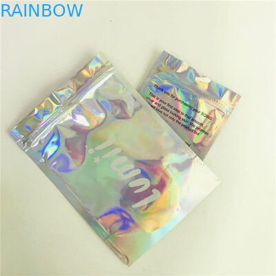 CMYK Color Gravure Printing Cosmetic Holographic Bags