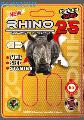 บัตรบรรจุภัณฑ์ยา CMYK Rhino 69 3D ที่รีไซเคิลได้
