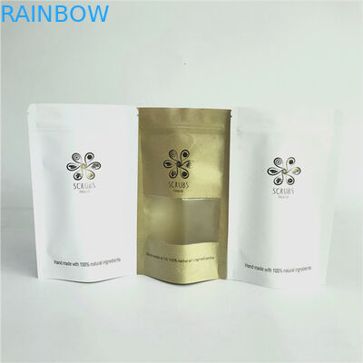 Hot Stamping Stand Up 110 ไมครอน MOPP ถุงกระดาษคราฟท์