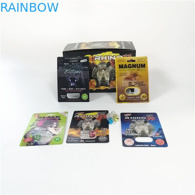 Enhancement Pills 350g Rhino 69 3D Blister Card Plastic