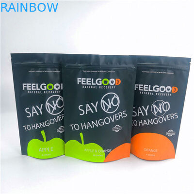 ราคาโรงงานยืนขึ้นถุงกั้นด้วยชิปฉีกขาดบรรจุถุงซิป