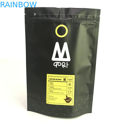 อลูมิเนียมฟอยล์พิมพ์แบบกำหนดเองยืนขึ้นถุงด้วยถุงซิป Mylar