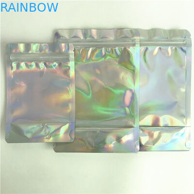 กระเป๋าโฮโลแกรมถุงบรรจุภัณฑ์เครื่องสำอางถุง Cusmoized สำหรับเครื่องประดับและต่างหู