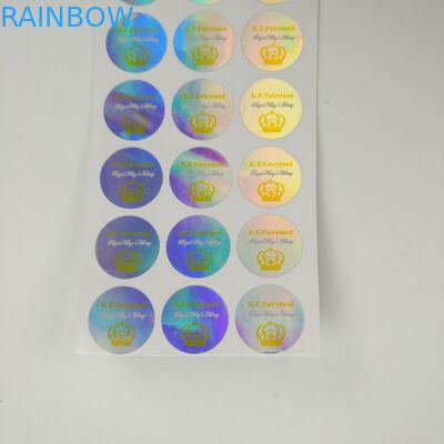 VMPET MOPP สติ๊กเกอร์โฮโลแกรมกาวส่วนตัวสำหรับกล่อง