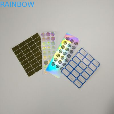 VMPET 60x60MM 20 ไมครอนฉลากฟิล์มโฮโลแกรมสำหรับขวด