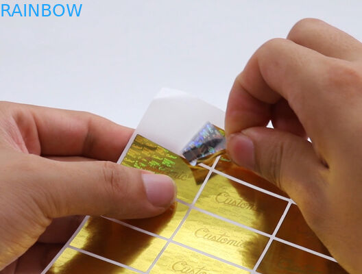 ป้ายสติกเกอร์ตกแต่งโฮโลแกรม 60 มม. UV CYMK