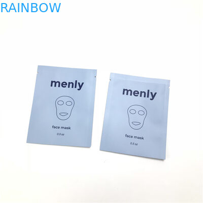 ตัวอย่างกระเป๋าเครื่องสำอางแบบใช้แล้วทิ้งฟรีสำหรับแชมพูอายเซรั่มครีมล้างหน้าซองปิดผนึกสามด้าน