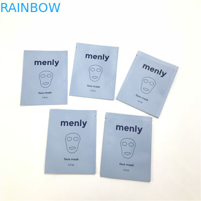 ตัวอย่างกระเป๋าเครื่องสำอางแบบใช้แล้วทิ้งฟรีสำหรับแชมพูอายเซรั่มครีมล้างหน้าซองปิดผนึกสามด้าน