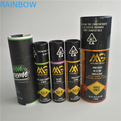 กล่องกระดาษแบบกำหนดเองสำหรับ 10ml 30ml 50ml E-Liquid และขวดน้ำมัน Cbd บรรจุภัณฑ์กล่องกระดาษทรงกระบอกสำหรับบรรจุภัณฑ์ Hepm