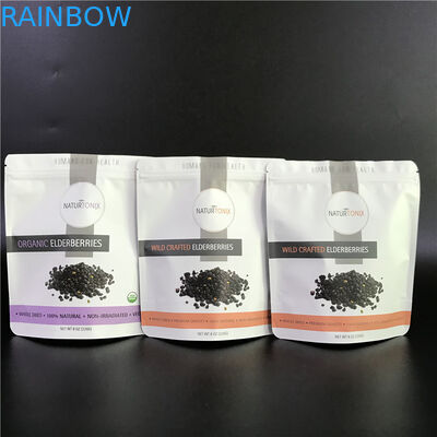 กระเป๋าอลูมิเนียมฟอยล์กระเป๋าที่กำหนดเองพร้อมพิมพ์โลโก้ Mylar กระเป๋าพร้อมซิป