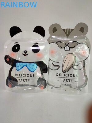 มันวาวยืนขึ้นถุงบรรจุภัณฑ์ถุงที่กำหนดเองที่มีรูปร่างพิเศษ