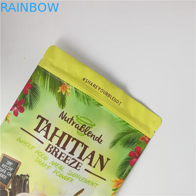 ถุงบรรจุขนมขบเคี้ยวที่ได้รับการยอมรับเองพร้อมถุงซิปอลูมิเนียมฟอยล์