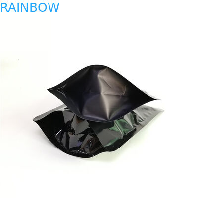 อลูมิเนียมฟอยล์เคลือบด้านหรือมันวาวที่กำหนดเองได้รับการยอมรับยืนขึ้นกระเป๋าด้วยซิป