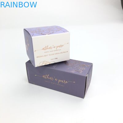 การพิมพ์ฉลากแบบกำหนดเองกล่องบรรจุภัณฑ์กระดาษพับได้สำหรับขวดน้ำมันหอมระเหย 10 มล