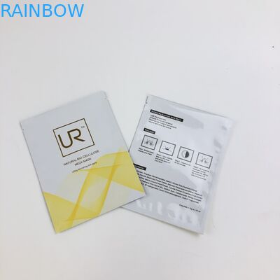 ฉลากที่กำหนดเอง 3 ด้านความร้อนตราแบนถุงบรรจุครีมเครื่องสำอาง mylar