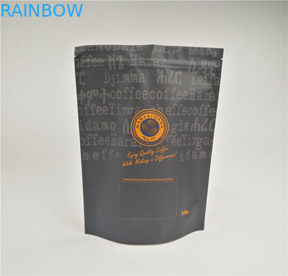 MOPP VMPET 250g 500g เมล็ดกาแฟ Ziplock Pouch พร้อมวาล์ว